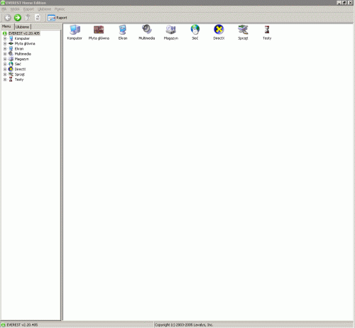 diagnostyka, everest, Everest Home, diagnostyka komputera, program diagnostyczny